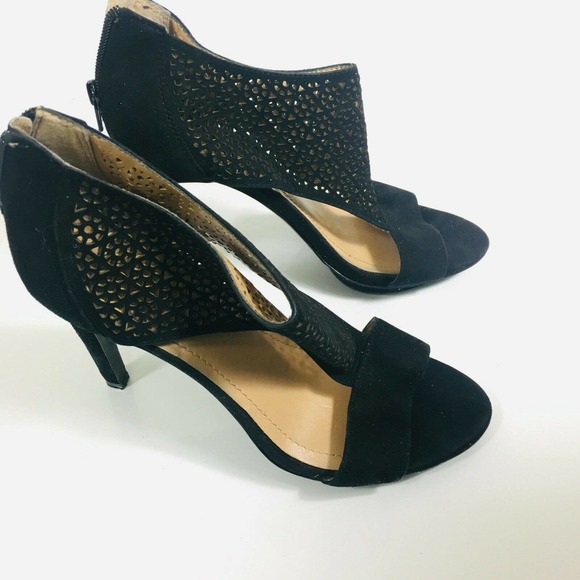 BCBGeneration  Cage Open Toe Leather Heels 8.5b BCBG Kadia - Picture 3 of 5